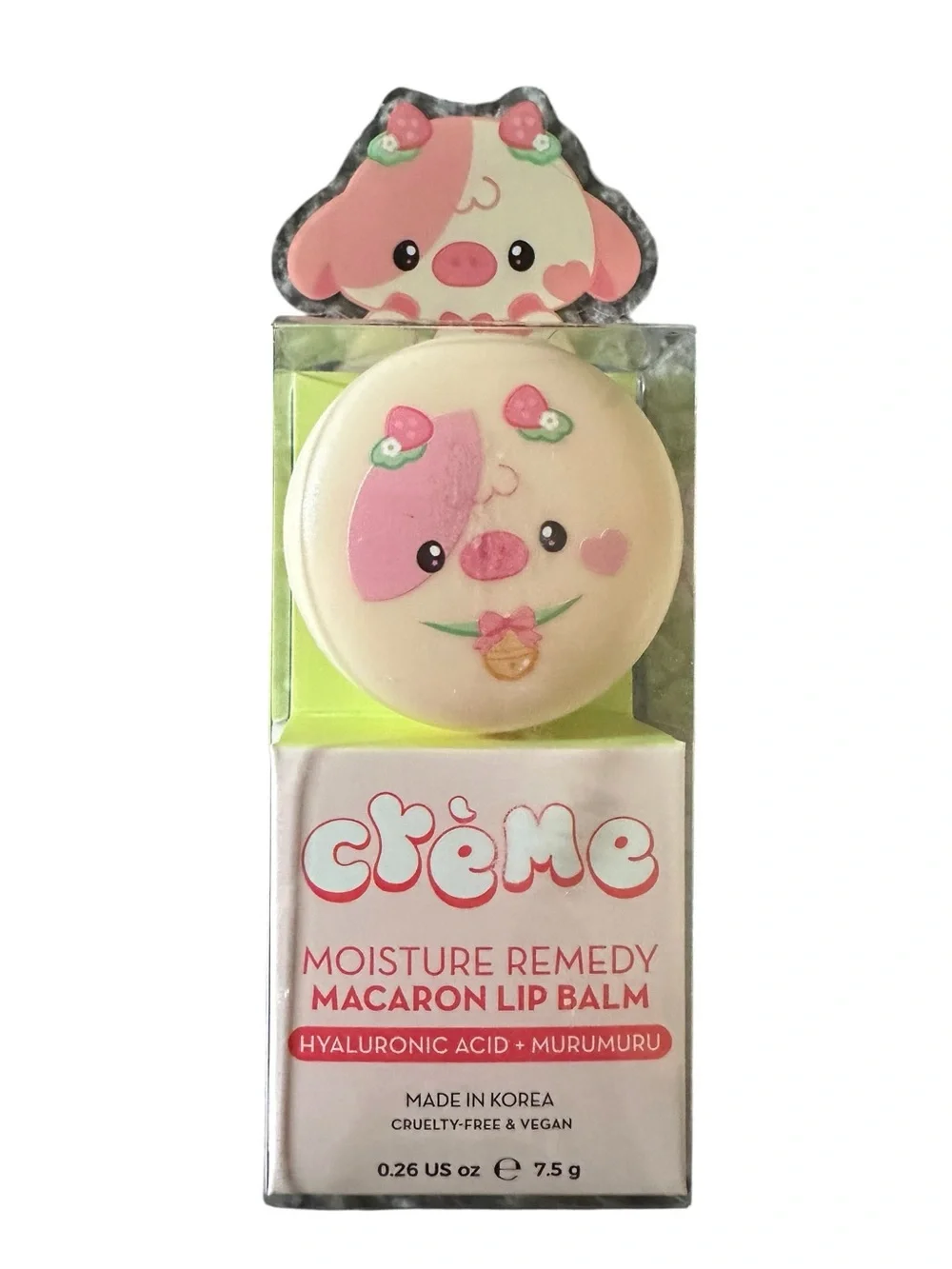Crème Moisture Remedy Macaron Lip Balm – Pink